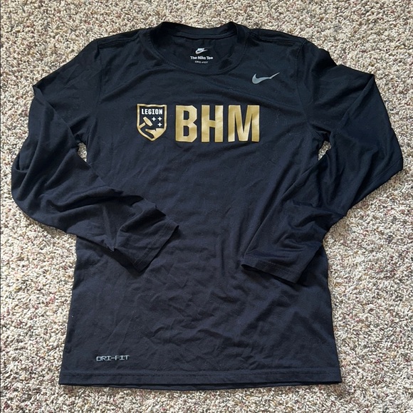 Nike Black Long Sleeve Dri-FIT Tee - Picture 1 of 4